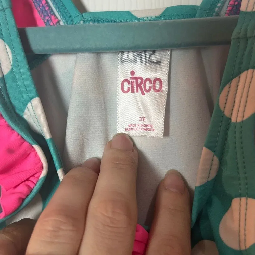 Circo Girls One Piece Swimsuit Size 3T